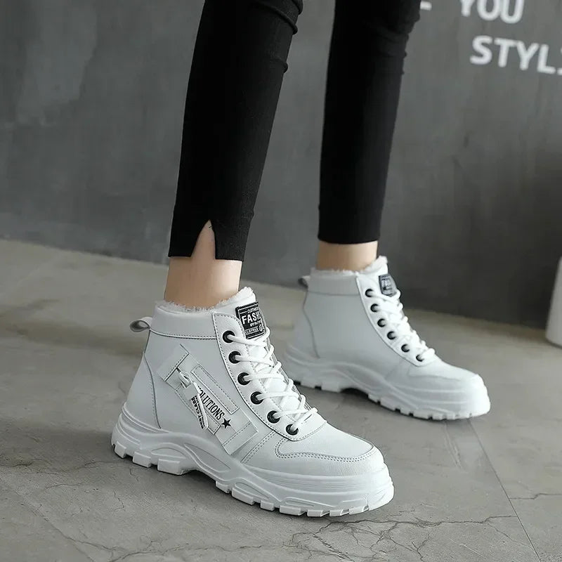 Winter Snow Boots for Women Casual High-top Shoes Warm Womens Sneakers Platform Ankle Boots