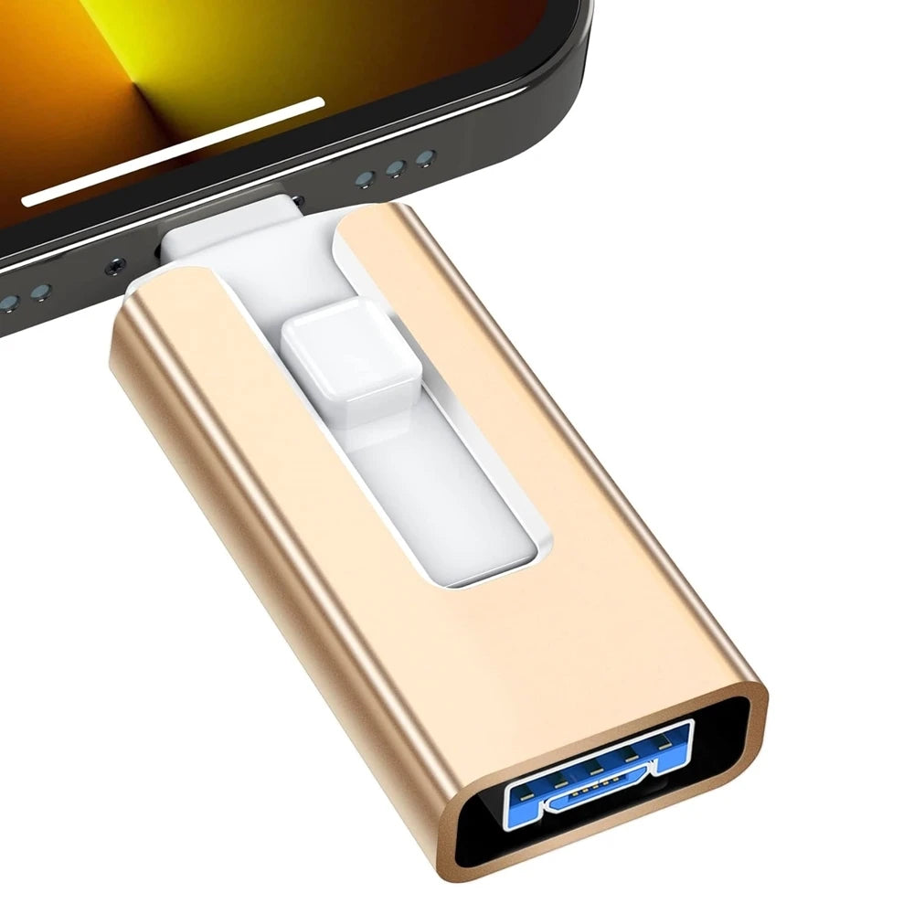 512GB Usb Flash Drive 128GB 256GB 2TB 1TB Metal Otg USB Disk Computer Flash Drive High speed waterproof