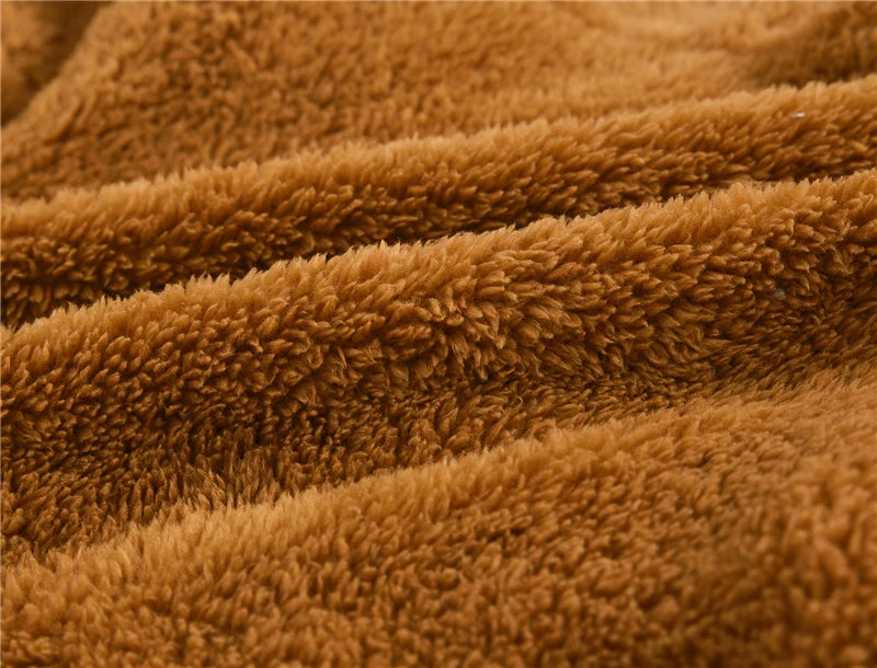 Girls woolen hooded coat solid color zipper coat children's winter clothes