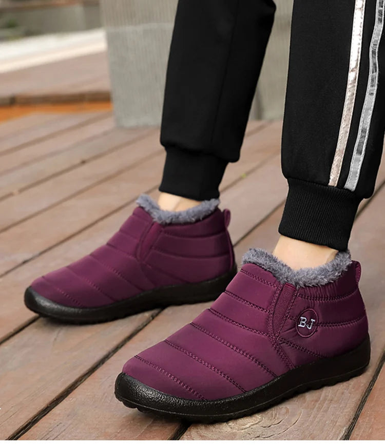 Women Boots Lightweight Winter Shoes For Women Ankle Boots Snow Botas Mujer Black Couple Waterproof Winter Boots Plus Size