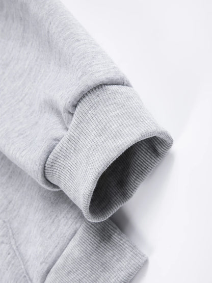 Men's Zip-Up Fleece-Lined Winter Hoodie