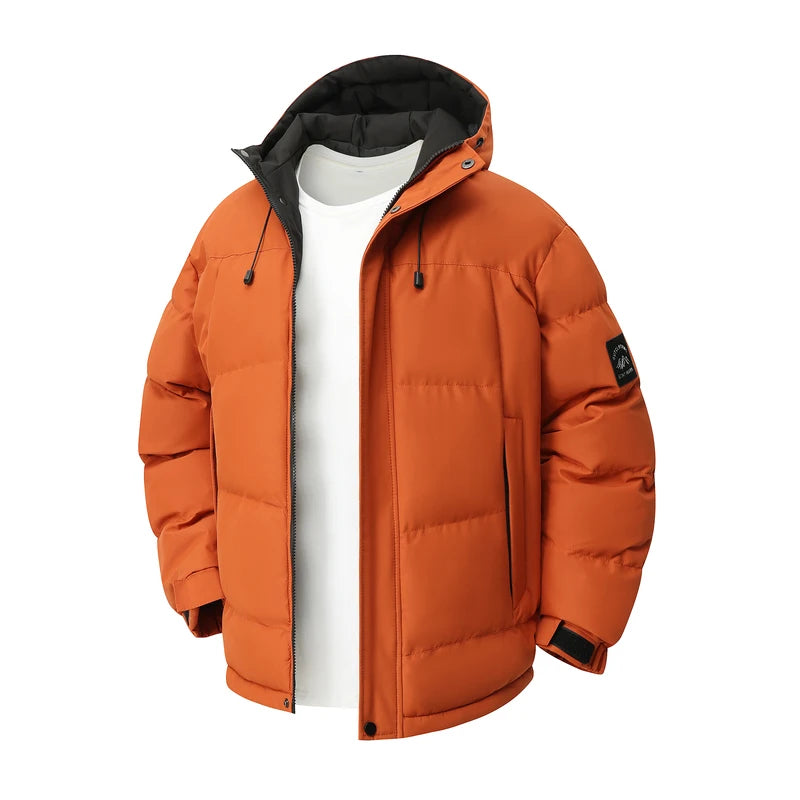 Winter Sports Down Jacket Mens Comfortable Couple Fashionable Womens Lightweight Outdoor Solid Color Waterproof Leisure Fashion