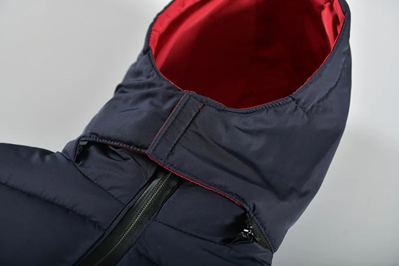 Boys' Letter Print Hooded Winter Coat