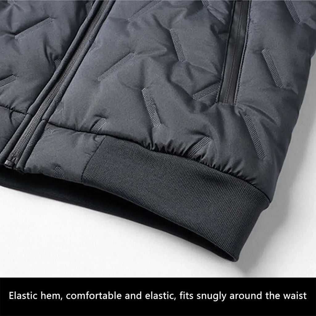 Winter Thicken Fleece Jackets for Men Windproof Coats Men's Outerwear Cropped Woolen Parka Coat Autumn Winter Warm Bomber Jacket