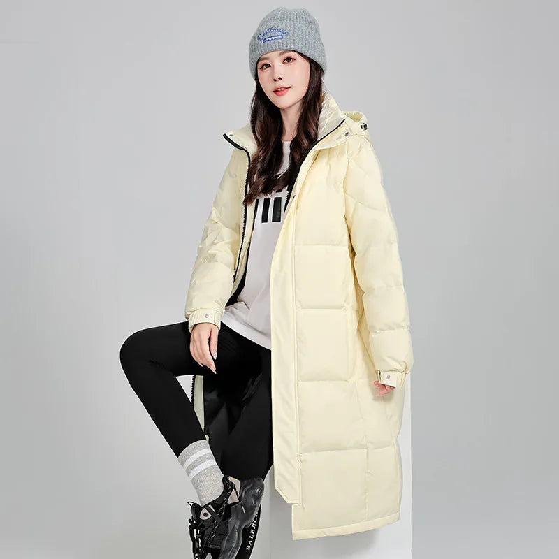 Women's winter down jacket coats Parkas Warm Woman clothes brand luxury Long Padding padded puffer jackets outerwears HXY289