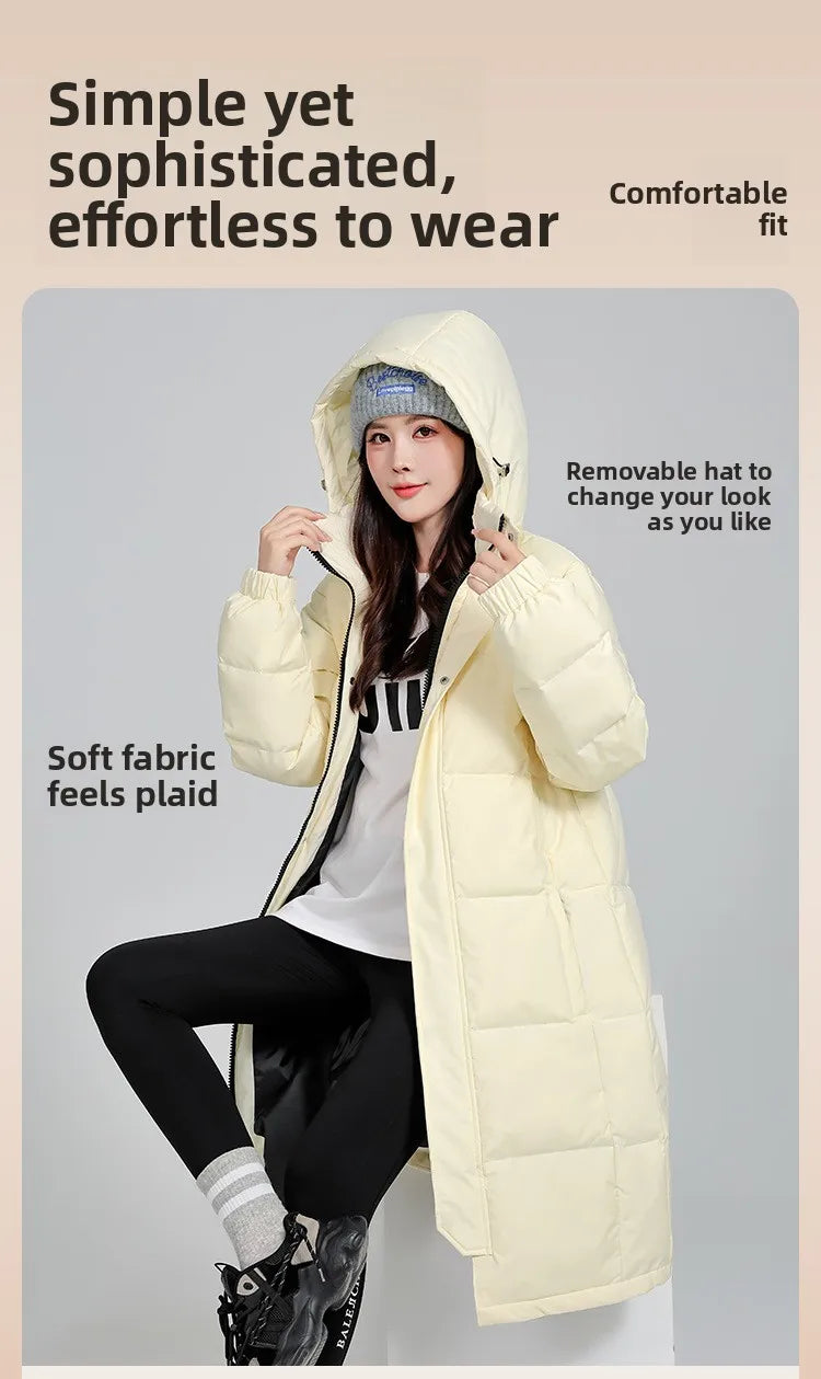 Women's winter down jacket coats Parkas Warm Woman clothes brand luxury Long Padding padded puffer jackets outerwears HXY289
