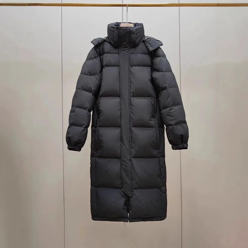 Women's winter down jacket coats Parkas Warm Woman clothes brand luxury Long Padding padded puffer jackets outerwears HXY289