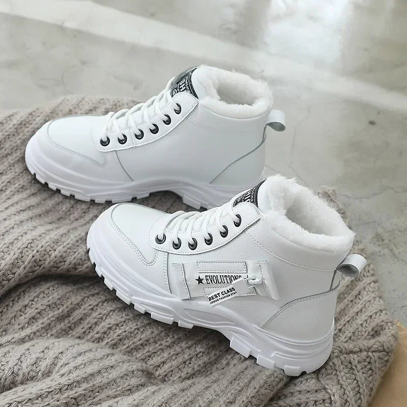 Winter Snow Boots for Women Casual High-top Shoes Warm Womens Sneakers Platform Ankle Boots
