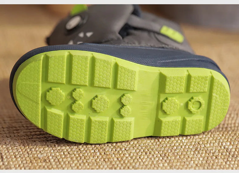 Girls Unicorn Snow Boots Waterproof Slip Resistant Cold Weather Shoes Brand Boy Girls Rubber Boots for Kids Fashion Sneakers