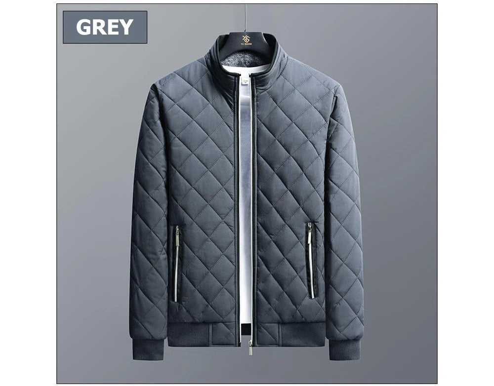 DIMUSI Winter Men's Warm Jacket Fashion Men Thermal Parkas Coats Casual Classic Outwear Fleece Windbreaker Jackets Men Clothing