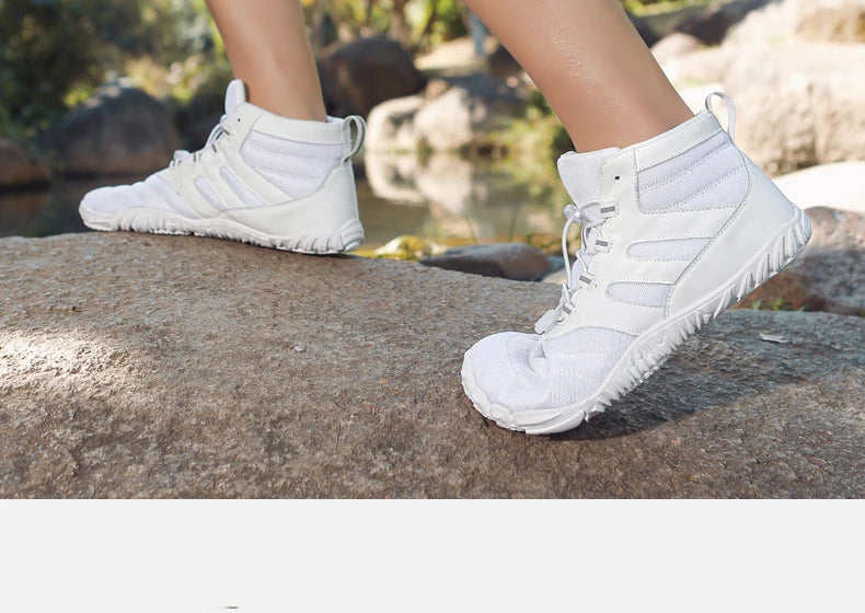 Winter Boots for Men Women Snow BareFoot Outdoor Non-slip Warm Fur Sneakers Ankle Boots waterproof mountaineering Hiking Shoes