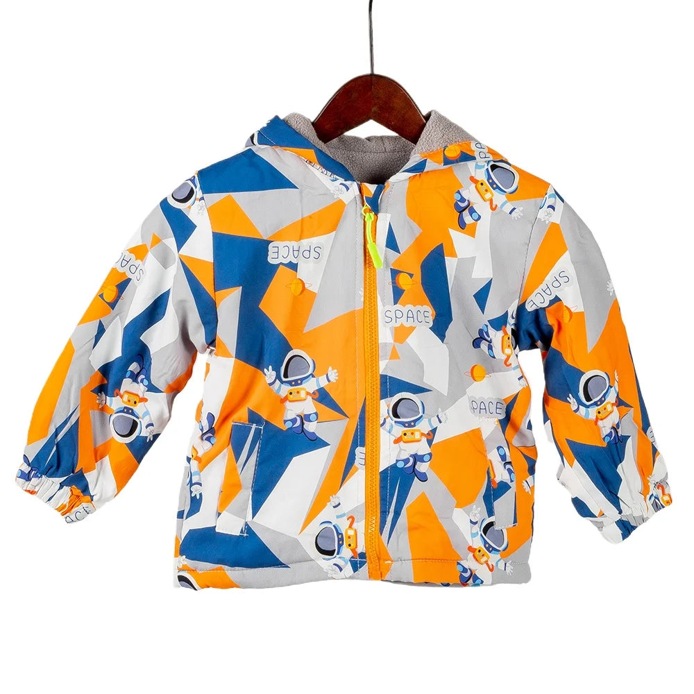 Winter Boys Outdoor Jacket Fashion Children Waterproof Jackets Kids Warm Clothes Autumn Boy's Windbreaker Hooded Outerwear Coat