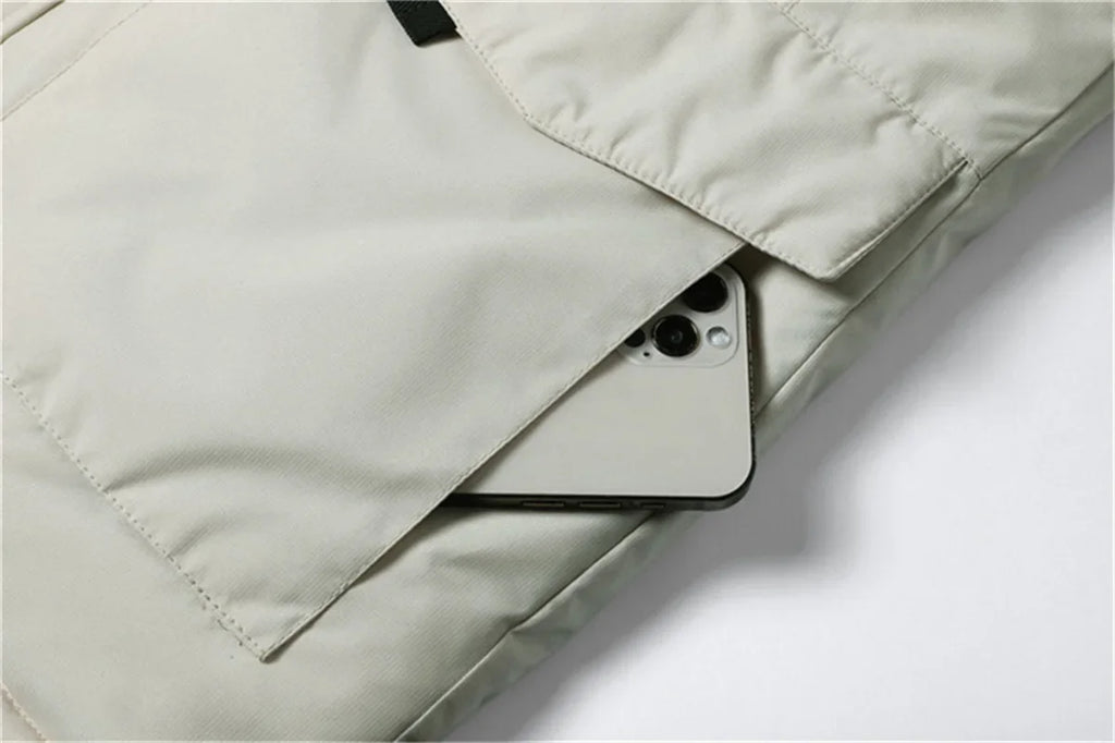 New Winter Jackets for Men with Hoods and Fur Collars New High-quality Waterproof Windproof Down Coat for Men Women Warm Jackets