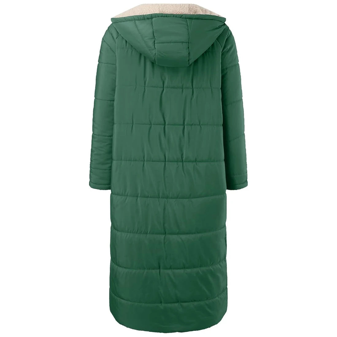 Fashion Casual Women's Winter Warm Coat Jacket Women's Fleece Jacket Wool Long Hooded Outerwear