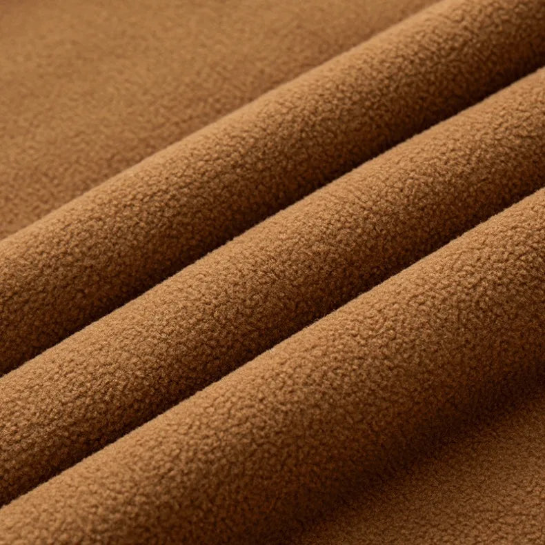 Winter Polar Fleece Jacket Men Warm Thicken Fleece Clothing Coats Men Outdoor Windproof Stand Collar Full Zipper Hiking Jacket