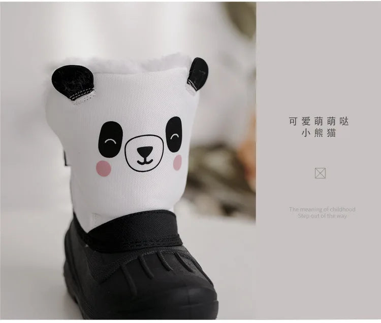 Girls Unicorn Snow Boots Waterproof Slip Resistant Cold Weather Shoes Brand Boy Girls Rubber Boots for Kids Fashion Sneakers