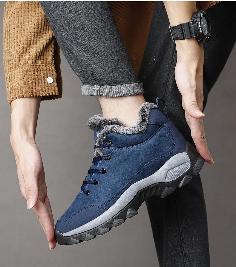 Men Snow Boots Winter Outdoor Walking Shoes light Sneakers for Men Winter Shoes Botines Tenis Mens Hiking Ankle Boots Footwear