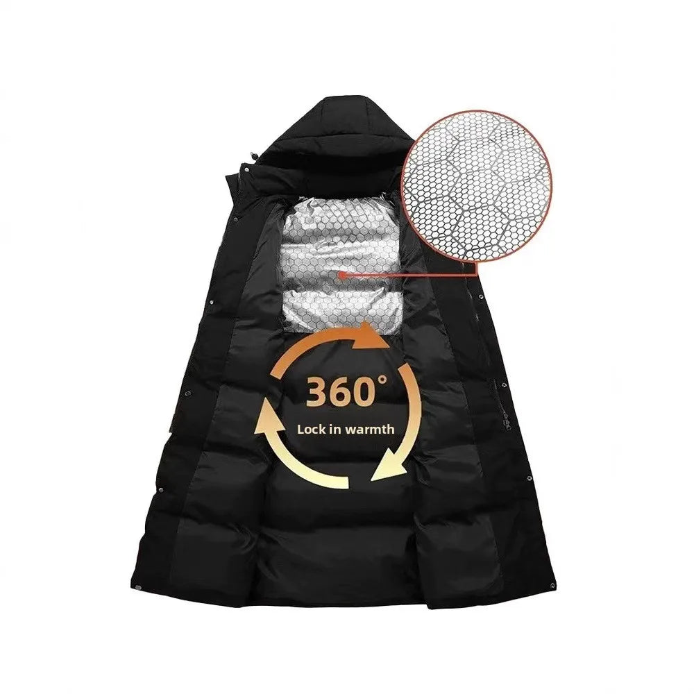 Women's winter down jacket coats Parkas Warm Woman clothes brand luxury Long Padding padded puffer jackets outerwears HXY289