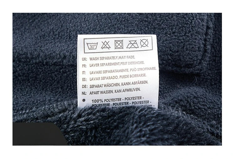 Mens Retro Fleece Clothing Coat Autumn Winter Fashion Graphenewarm Hooded Jacket Jogger Hiking Sports With Thick Cardigan Jacket