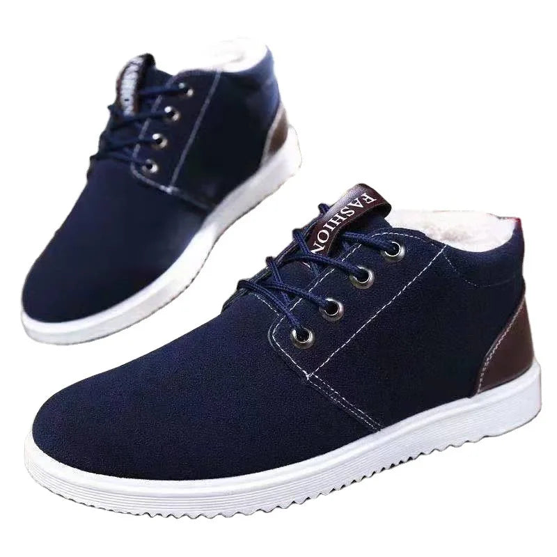 Men's Plush Warm Winter Ankle Boots