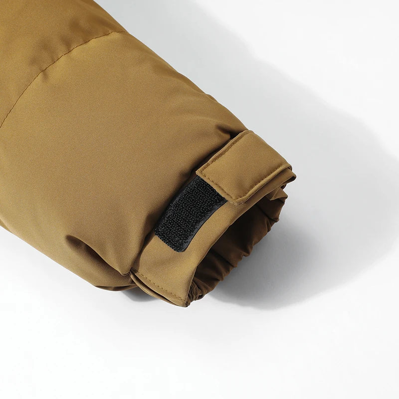 New Windproof Thickening Men Tops Outdoors Loose Versatile Comfort Keep Warm Coats Winter Fashion Casual Solid Hooded Parka Men