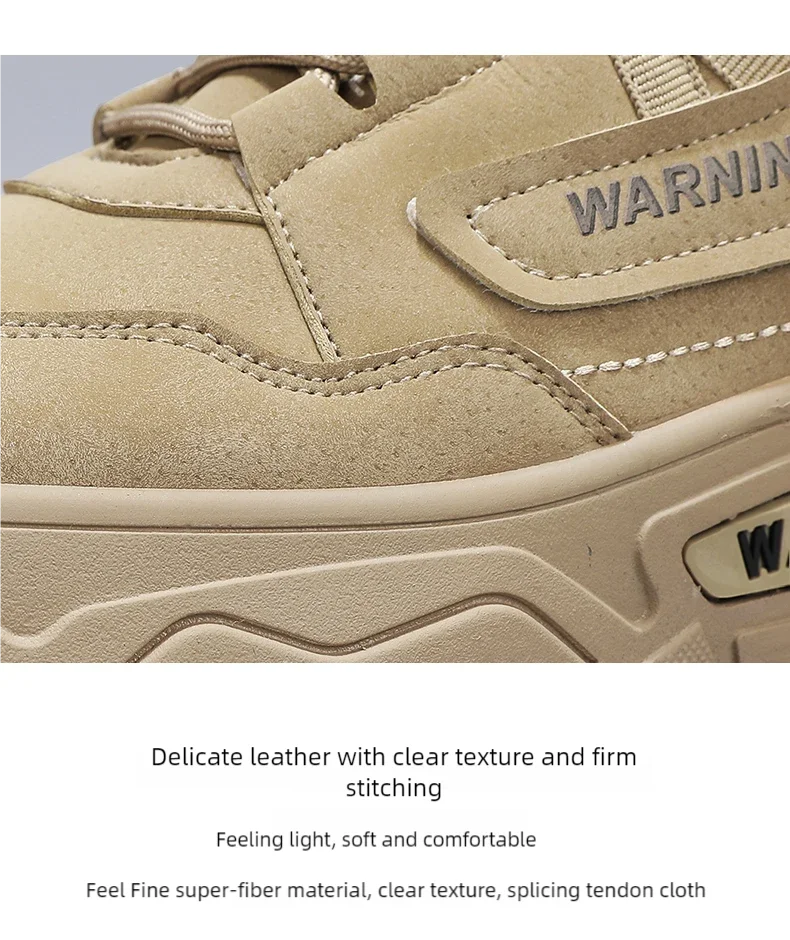 Men's boots winter new warm and velvet cotton boots non-slip comfortable casual boots fashion youth Joker outdoor high-top boots