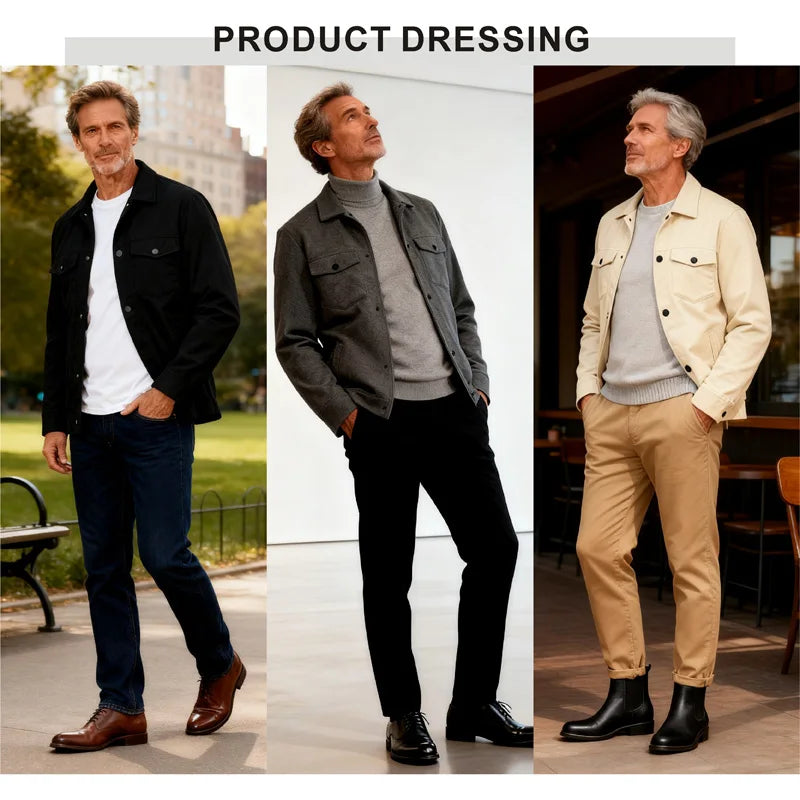 Men's winter fleece jacket - multi pocket, soft and warm casual outerwear, suitable for daily/outdoor/business leisure occasions