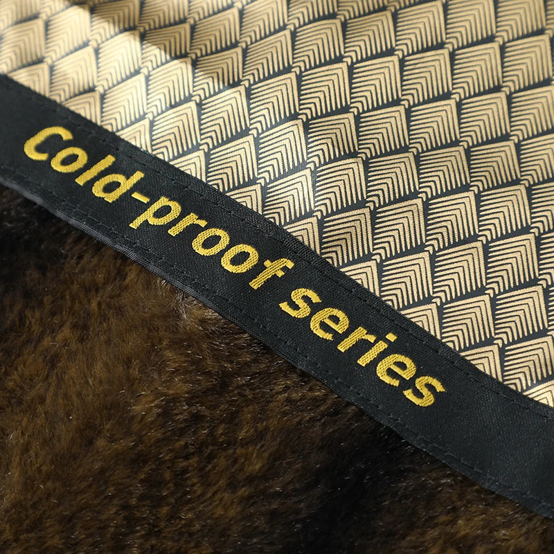 Winter New Fashionable Waterproof  Thick Warm Hooded Cotton Jacket For Men's Casual Loose Retro Sports Jacket