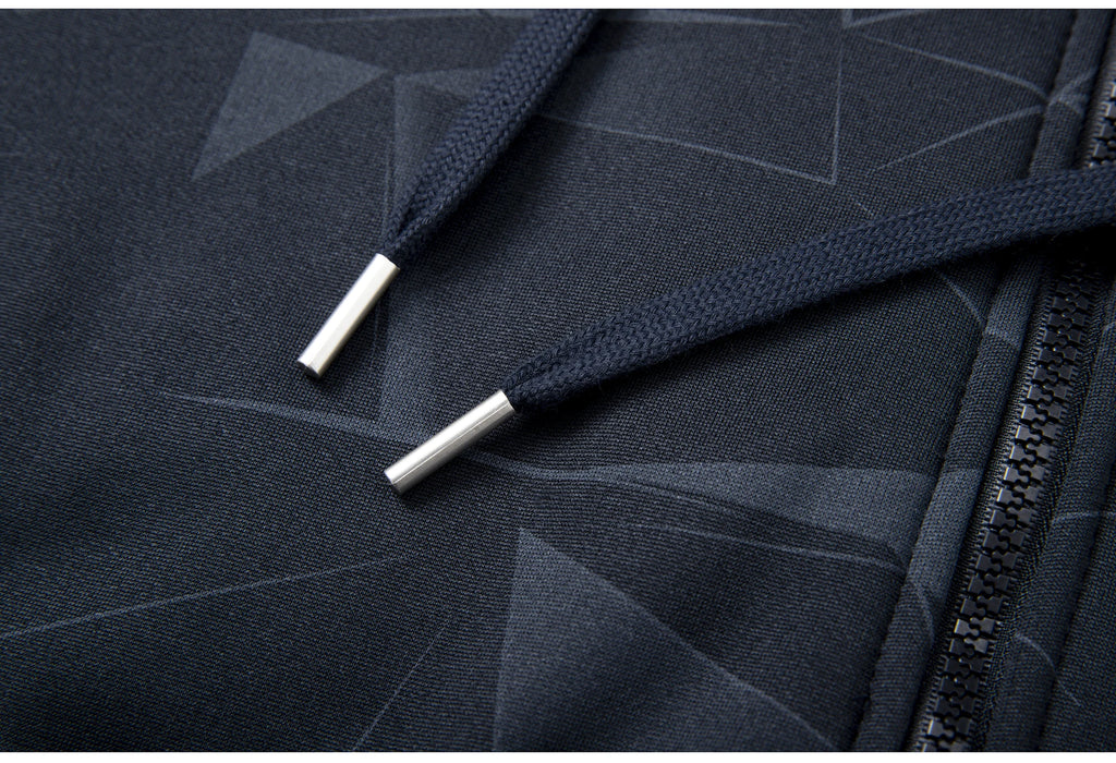 Winter Lambswool Coats Thicken Warm Jackets Long Sleeve Zipper Hoodies Casual Sports Fleece Black Coat Hooded Men Fashion Jacket