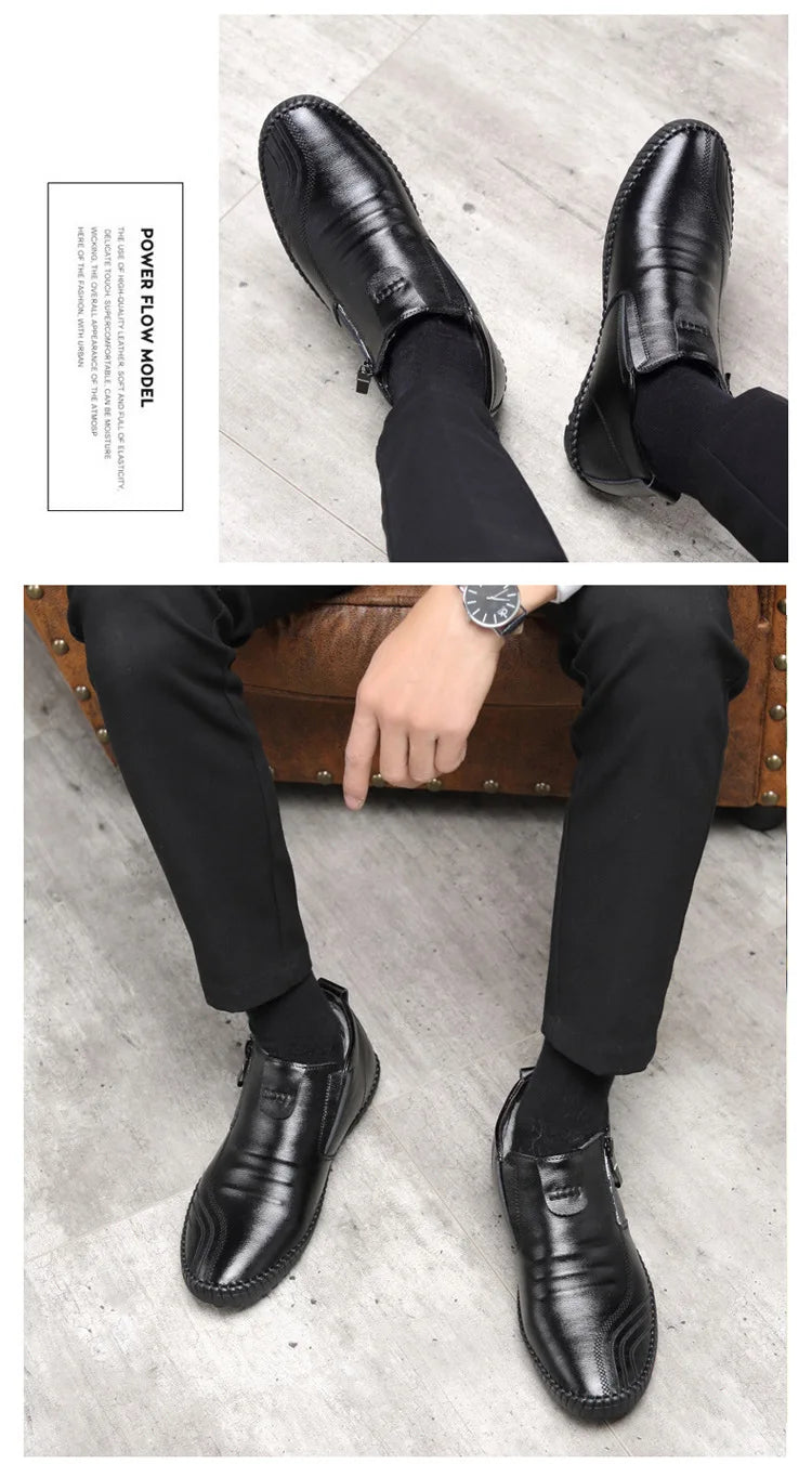 2025 Natural Wool Winter Shoes Men Genuine Leather Warmest Snow Boots Army Homme Walking Botas Hombre Platform Boots