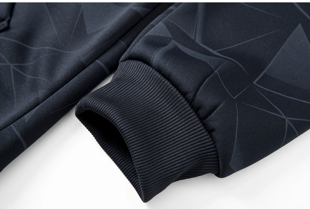 Winter Lambswool Coats Thicken Warm Jackets Long Sleeve Zipper Hoodies Casual Sports Fleece Black Coat Hooded Men Fashion Jacket