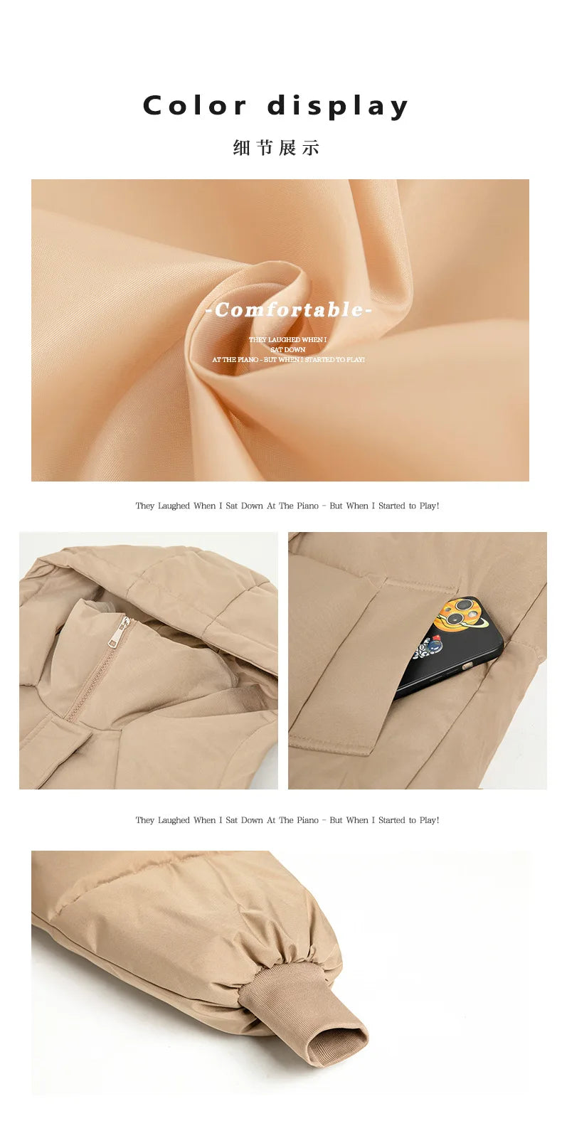 Vielleicht 2025 Korean Jacket Women Winter X-long Parkas Solid Hooded Thicken Warm Female Snow Wear Coat Padded Loose Clothes