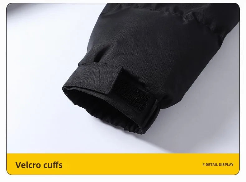 New Winter Hooded Bread Jacket Thickened Warm and Cold-proof Cotton-padded Jacket Winter Down Cotton-padded Jackets for Men