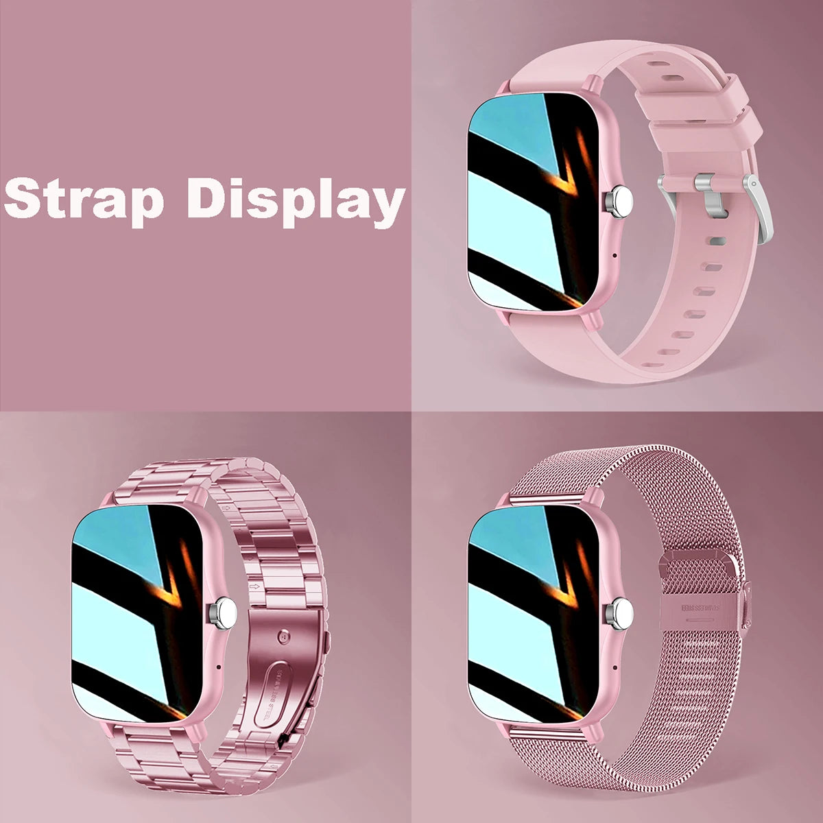 Smart Watch 2.01‘’ Full Touch Amoled BT Call Sport Waterproof Watches Heart Rate Blood Pressure SmartWatch for Men Women