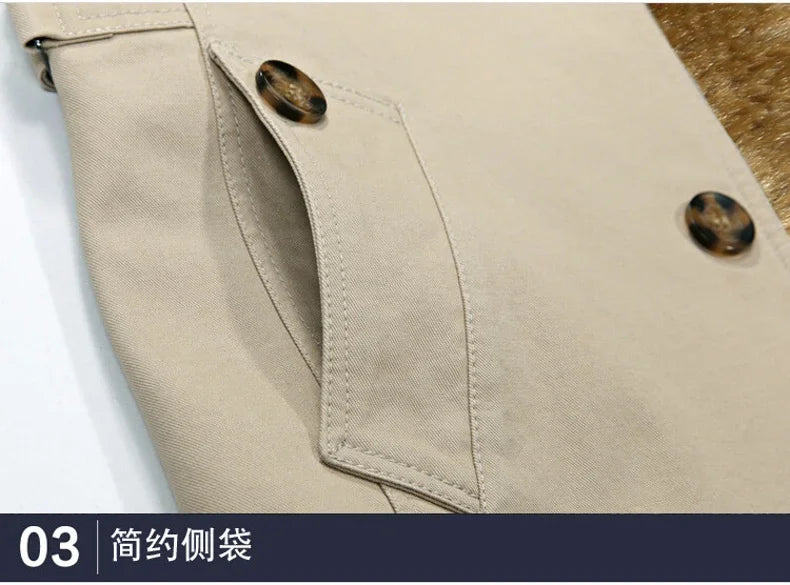 Winter Fashion Windbreaker Coat for Men Outdoor Casual Vintage Streetwear High Quality Thickened Warm Men Cotton Jacket Hot Sale