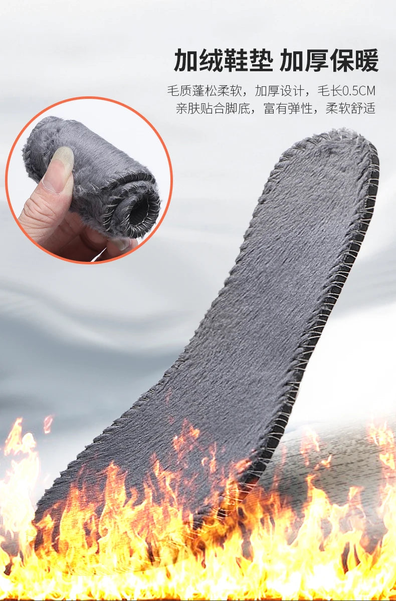 Winter Popular Waterproof  Walking Shoes Cotton Shoes Couple Plush Warm Comfortable Women And Men Shoe