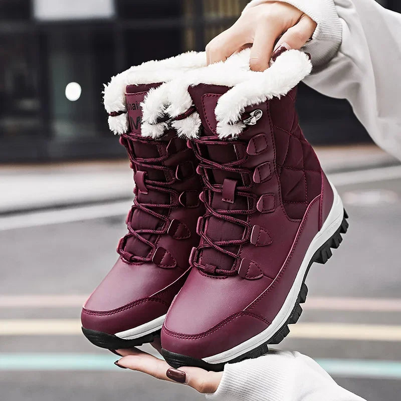 Outdoor Snow Boots for Women New Arrival Women's Fashion Sports Cotton Shoes New Winter White Platform Footwear Zapatos De Mujer