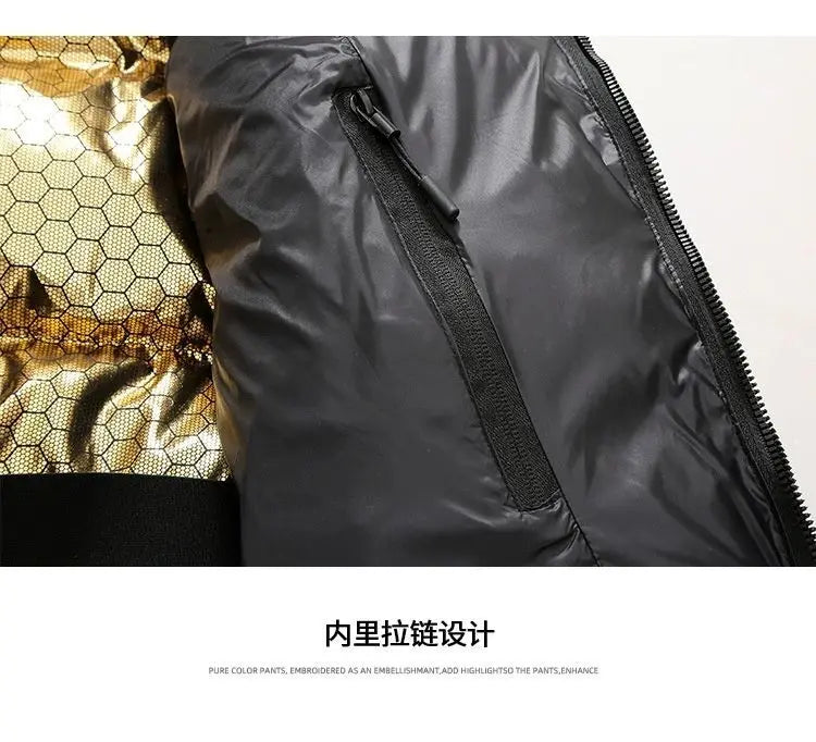 Winter jacket for Boys Girls Down Jacket Black Thickened Zipper Hooded Coat Big Childrens Kids Jacket