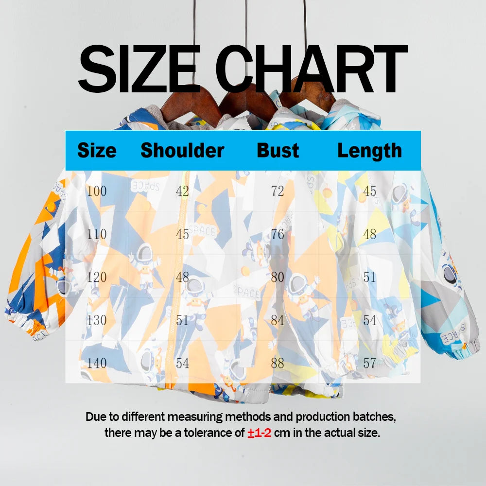 Winter Boys Outdoor Jacket Fashion Children Waterproof Jackets Kids Warm Clothes Autumn Boy's Windbreaker Hooded Outerwear Coat