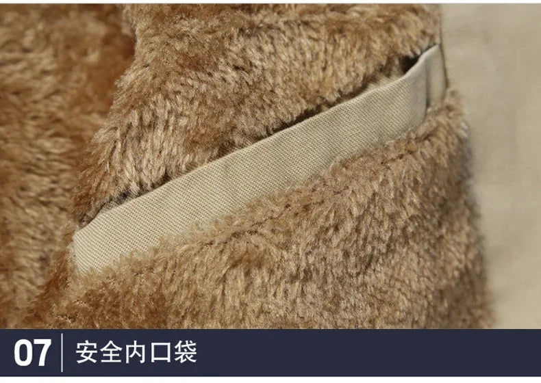 Winter Fashion Windbreaker Coat for Men Outdoor Casual Vintage Streetwear High Quality Thickened Warm Men Cotton Jacket Hot Sale