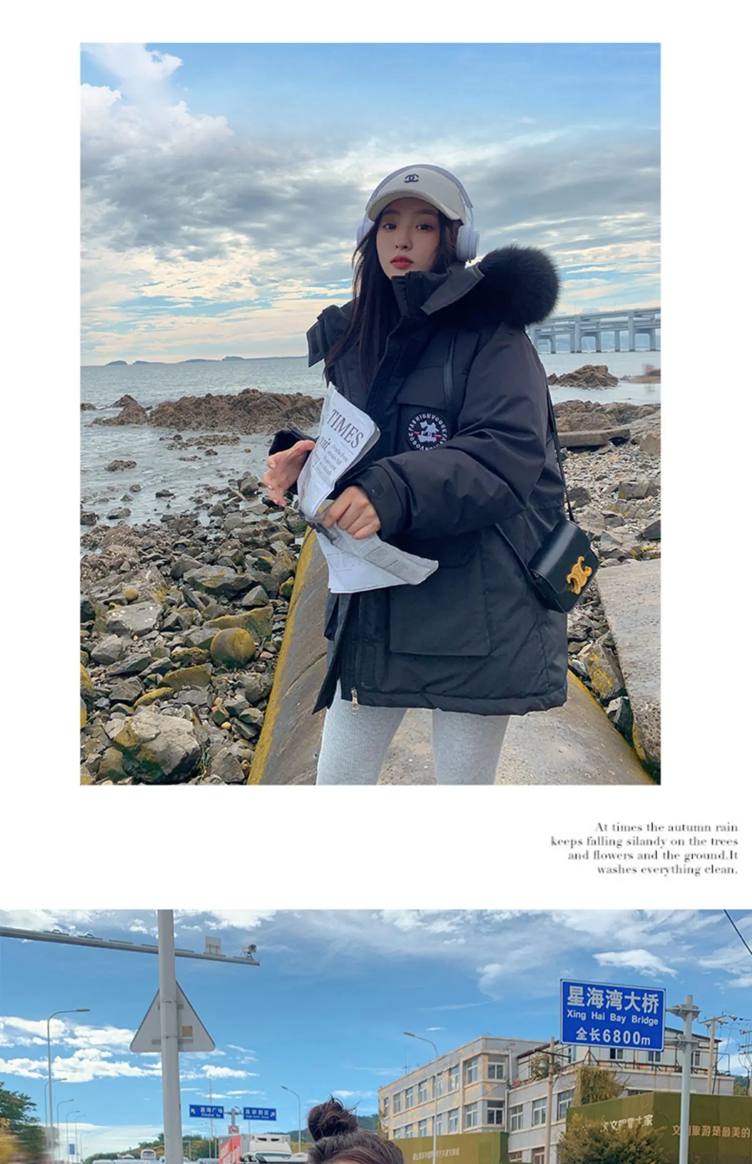 winter new fashion hooded down padded jacket women's thickening winter outdoor snow jacket couple tooling jacket coat