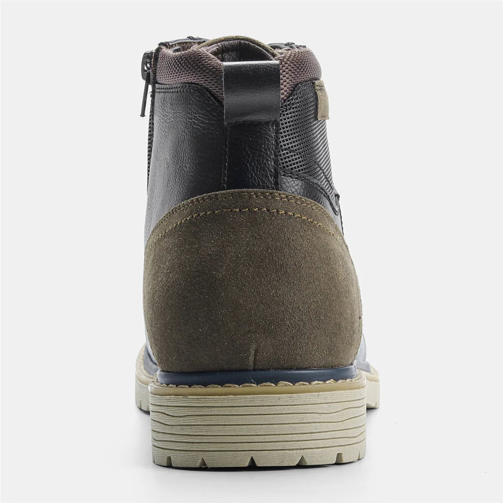 Men's Boots Retro Brushed Ankle Boots Men's Shoes Large Autumn and Winter Men's Boots Walking Shoes Women 2023 Shoes for Men