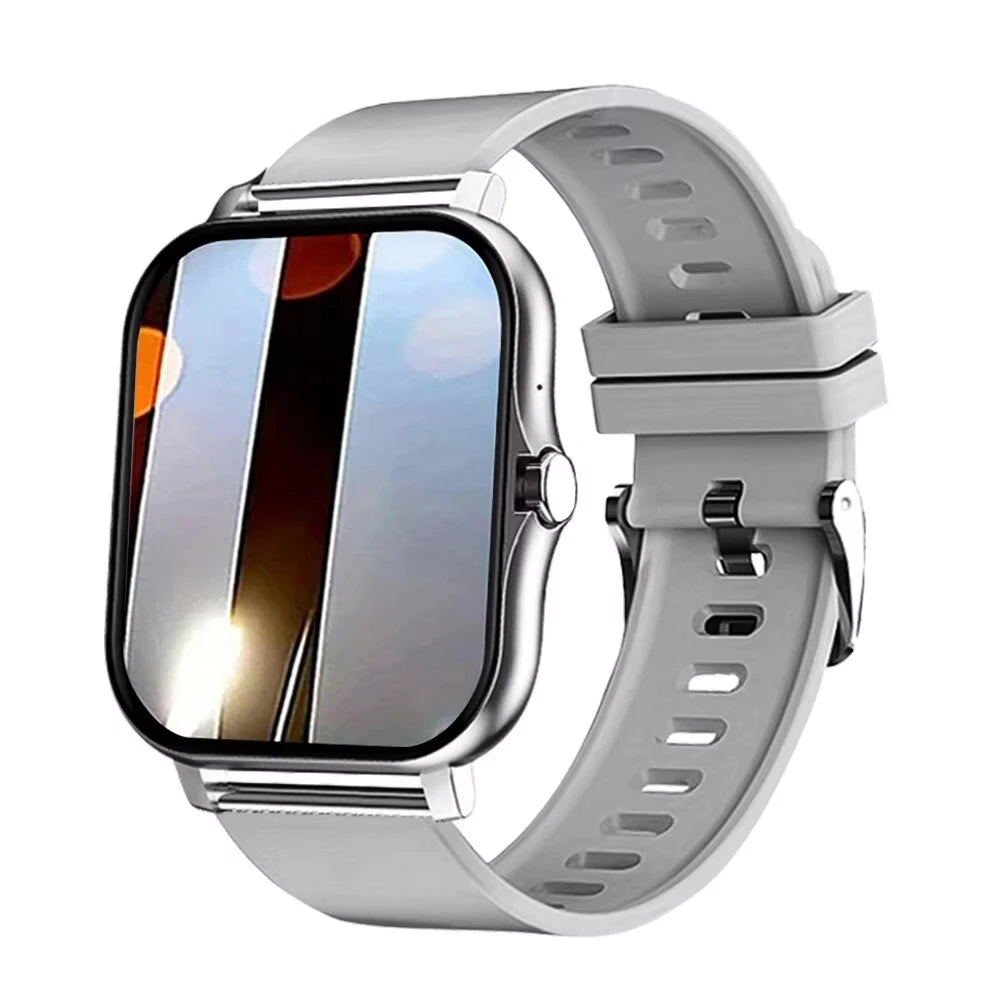 Montre connectée Bluetooth parlante avec moniteur d'oxygène dans le sang et de pression artérielle, pour femmes et hommes, cadeau de vacances 
