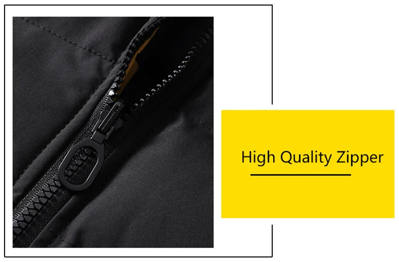 Winter Men's Cotton Jacket Fashion Warm Comfortable Padded Thickened Down Jackets Coat New Double-Sided Clothes Removable Cap