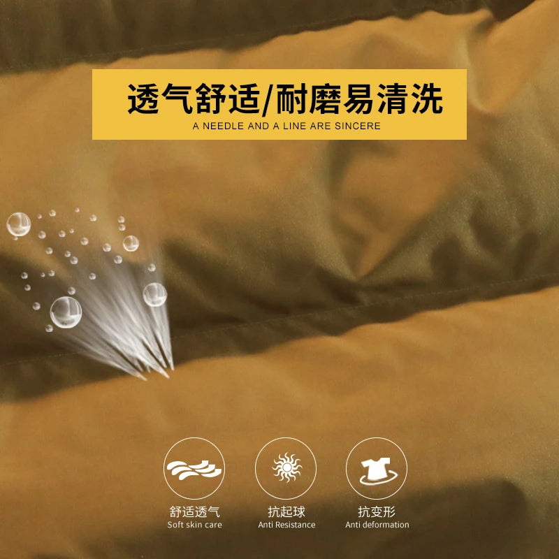 2025 Autumn/Winter thicken Parka Coat men New style Fashion Casual Loose style Comfortable down jacket Thick Warm coat for man