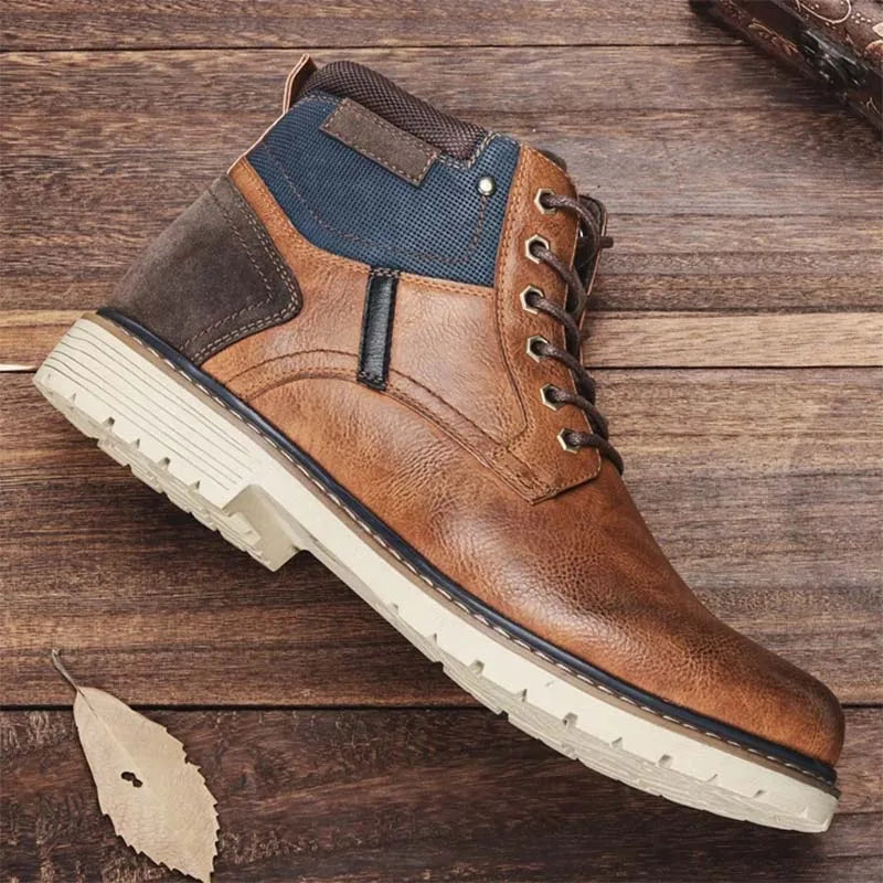2024 New Men's Winter Shoes Warm Comfortable Non-Slip Men Winter Boots #KD5251
