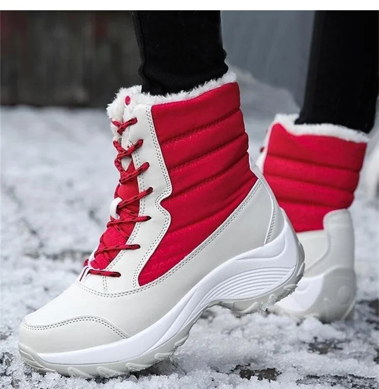 Winter Shoes Waterproof Boots Women Snow Boots Plush Warm Ankle Boots For Women Female Winter Shoes Booties Botas Mujer