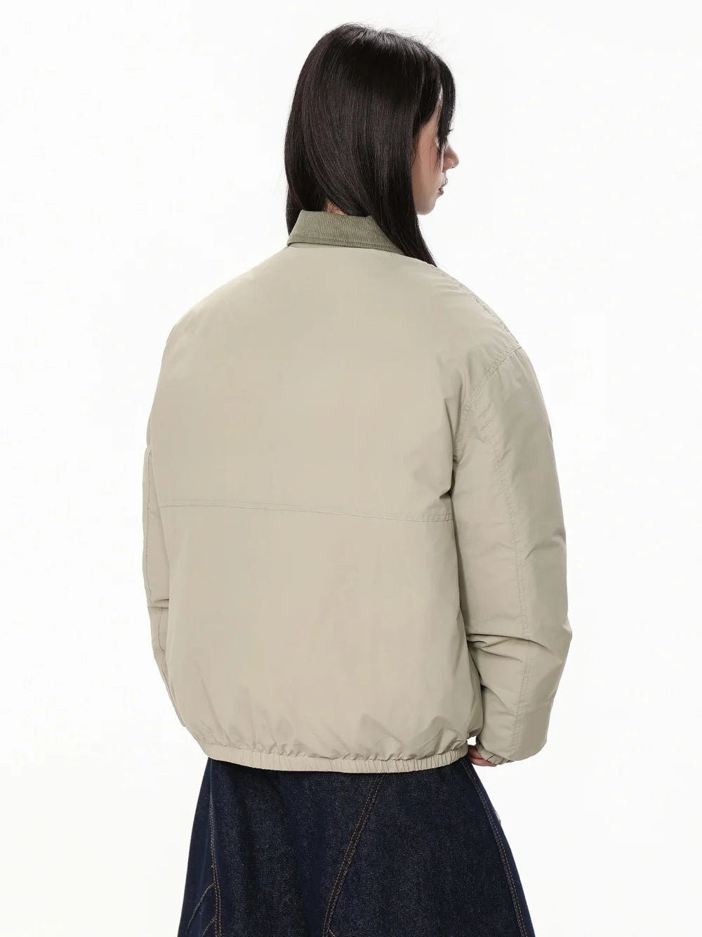 Women's Winter Down Padded Jacket Lapel Black Fashion Coat Winter Women Gray Women's Simple Solid Gray Winter Oversize Jacket