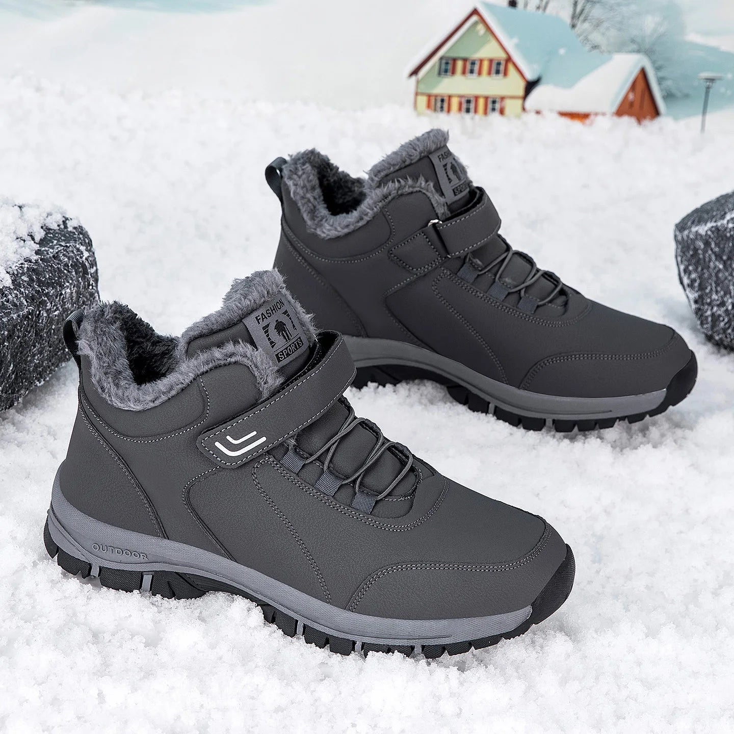Sports Shoes for Men in Winter Comfortable Women Shoe Winter Cotton Shoes Are Suitable for Outdoor Hiking Winter Footwear 2025