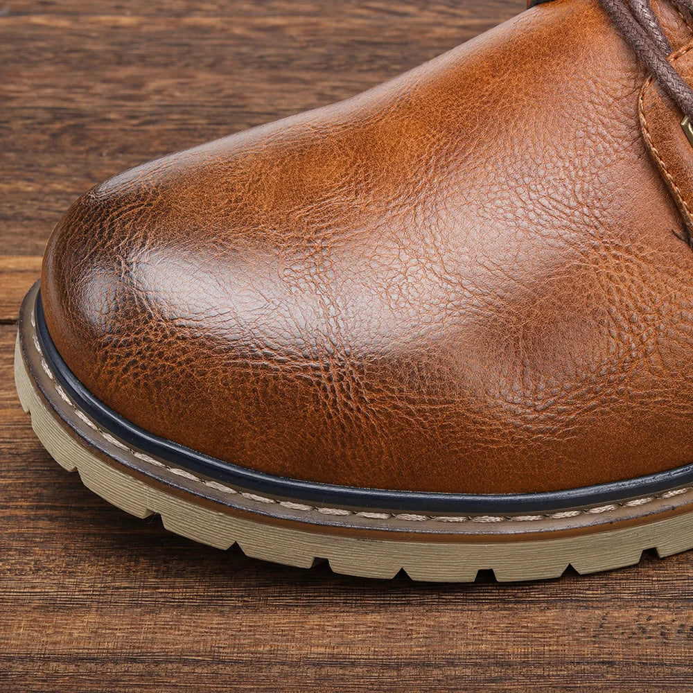 Men's Boots Retro Brushed Ankle Boots Men's Shoes Large Autumn and Winter Men's Boots Walking Shoes Women 2023 Shoes for Men